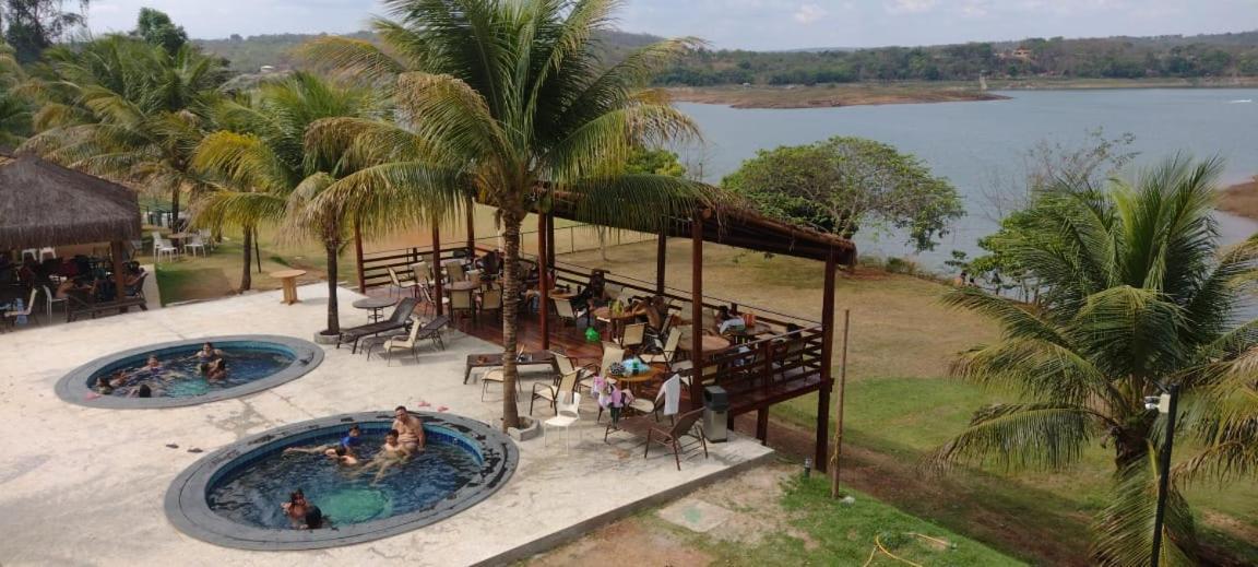 Aldeia Do Lago Caldas Novas Lindo Apt Com Cozinha Mobilia Nova Pode Levar Bebidas Na Area Das Piscinas Екстериор снимка